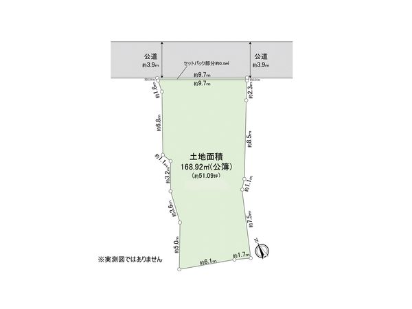 市川市八幡5丁目 土地 区画図 市川市八幡5丁目 土地 区画図