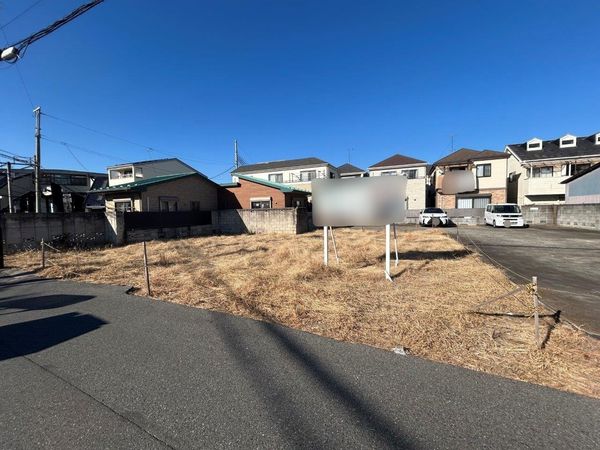 市川市菅野2丁目 土地 前面道路含む外観 市川市菅野2丁目 土地 前面道路含む外観