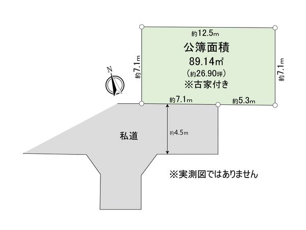 市川市宮久保3丁目 土地 区画図 市川市宮久保3丁目 土地 区画図