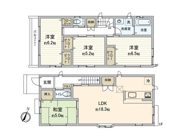 市川市宮久保5丁目 戸建 間取図(平面図) 市川市宮久保5丁目 戸建 間取図(平面図)