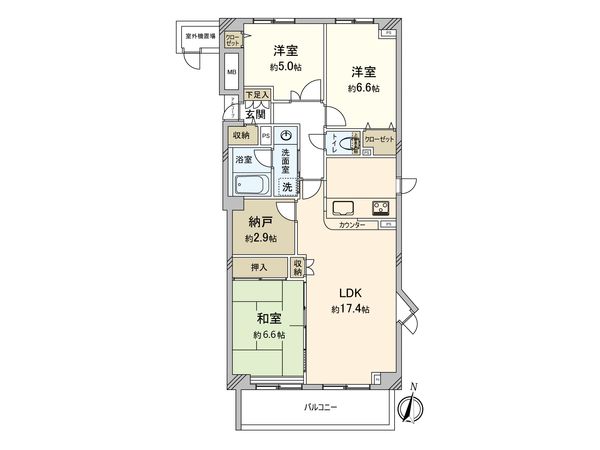 ベルググランデ本八幡 間取図(平面図)