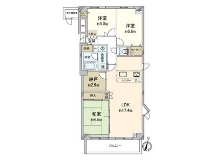 ベルググランデ本八幡 間取図(平面図)