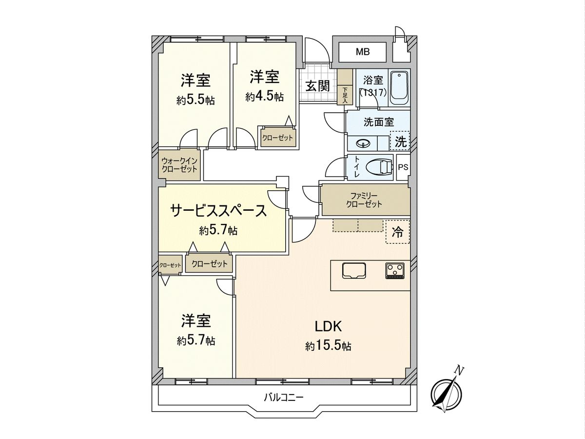 間取図(平面図)