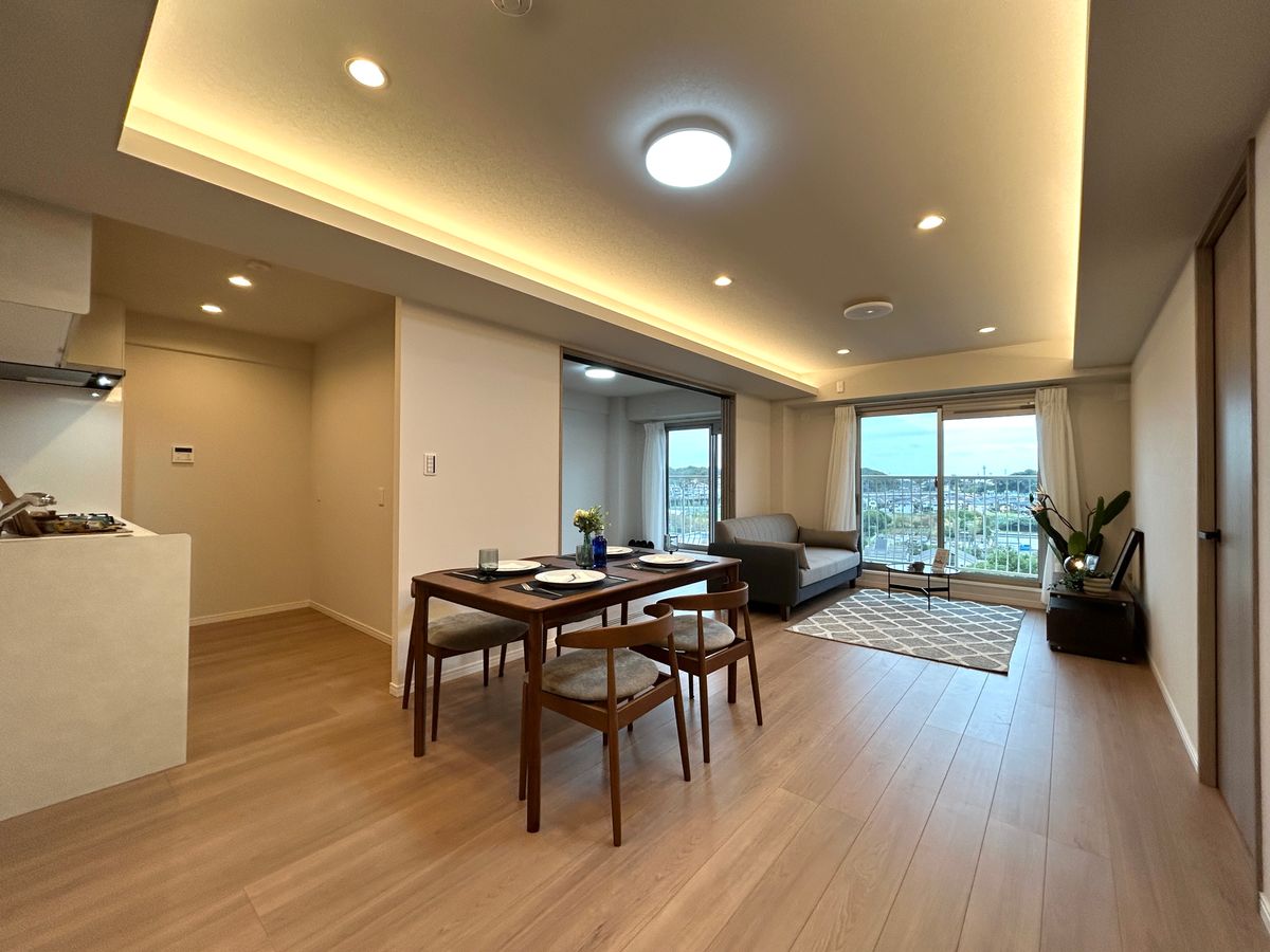 市川パークハイツ B棟 リビング リビング