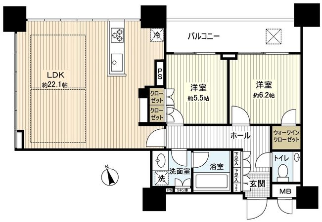 ガレリア・サーラ 間取図(平面図)