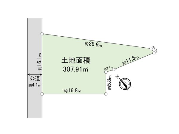 大田区南六郷2丁目借地 区画図