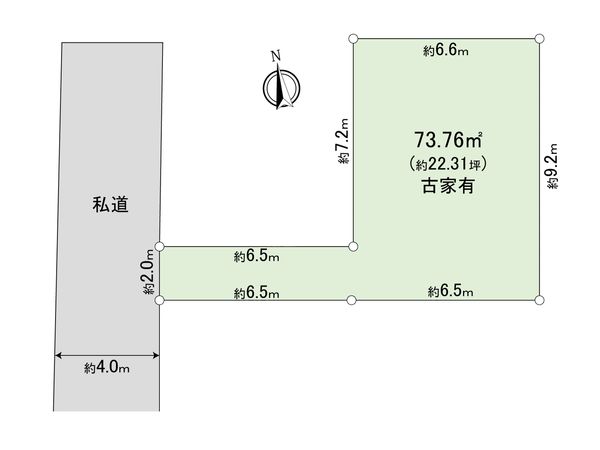 大田区大森西5丁目 土地 区画図 大田区大森西5丁目 土地 区画図