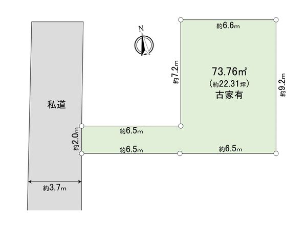 大田区大森西5丁目 土地 区画図 大田区大森西5丁目 土地 区画図