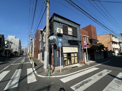 大田区新蒲田2丁目 土地 前面道路含む外観