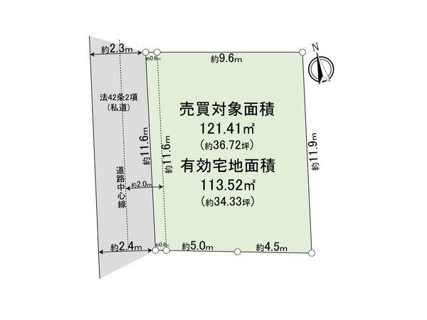 大田区仲六郷2丁目土地 区画図 大田区仲六郷2丁目土地 区画図