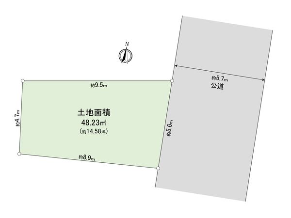 大田区本羽田1丁目土地 2区画 区画図 大田区本羽田1丁目土地 2区画 区画図
