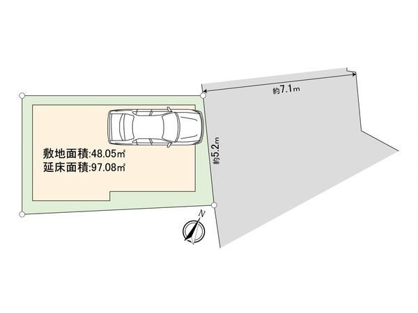 西蒲田6丁目 新築戸建 間取図(平面図) 西蒲田6丁目 新築戸建 間取図(平面図)