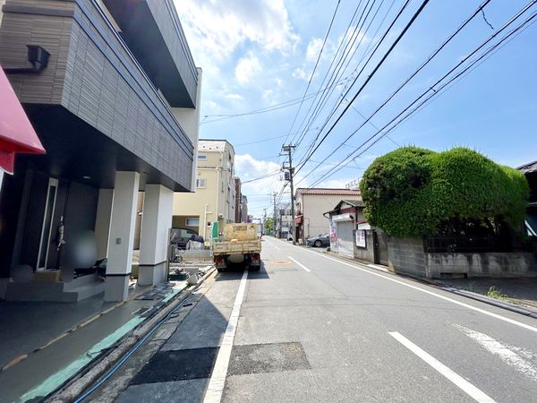 大田区西六郷2丁目新築戸建 3号棟 前面道路含む外観 大田区西六郷2丁目新築戸建 3号棟 前面道路含む外観