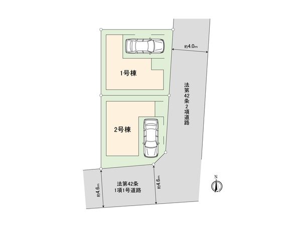 大田区南蒲田三丁目新築戸建 1号棟 区画図