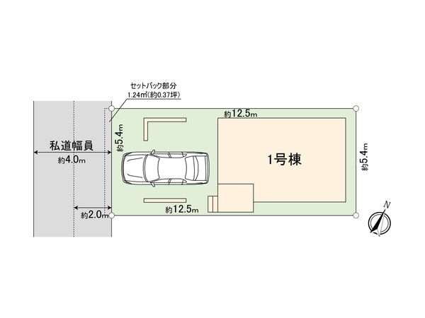 大田区西蒲田三丁目 新築戸建 区画図