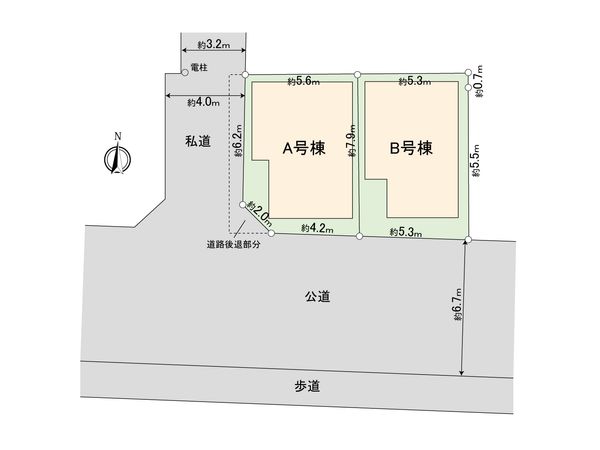 大田区蒲田本町1丁目 新築戸建 B号棟 間取図(平面図) 大田区蒲田本町1丁目 新築戸建 B号棟 間取図(平面図)