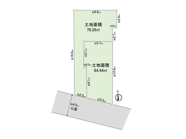 大田区羽田2丁目 新築戸建 区画図