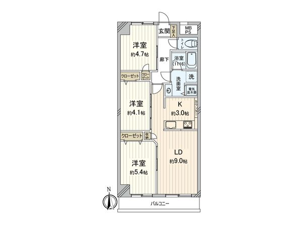 さんろーどダイヤモンドマンション 間取図(平面図) 間取図(平面図)