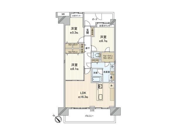 間取図(平面図)