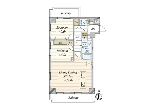 ライオンズマンション大鳥居 間取図(平面図) ライオンズマンション大鳥居 間取図(平面図)