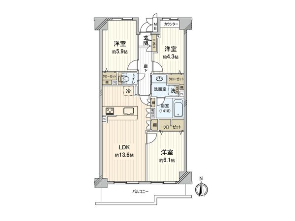 間取図(平面図)