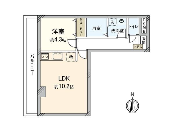 インペリアル蒲田 間取図(平面図) 間取図(平面図)