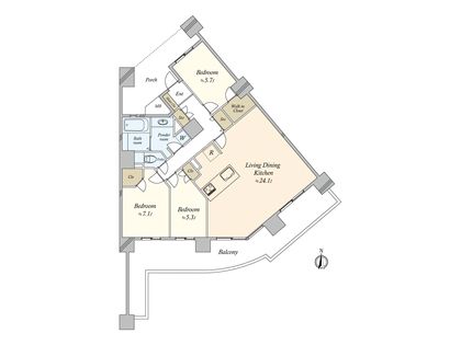間取図(平面図) 間取図(平面図)
