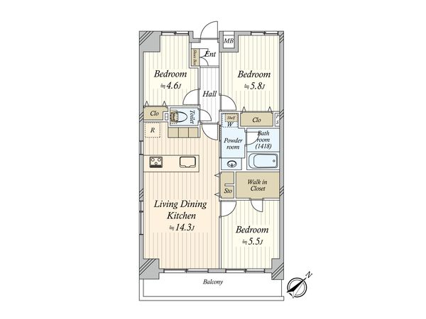 マイキャッスル蒲田 間取図(平面図) マイキャッスル蒲田 間取図(平面図)