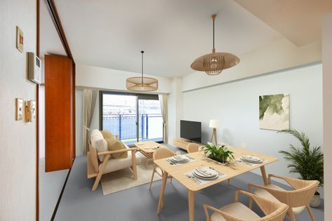 多摩川ハウス リビング