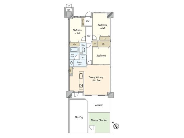 エンゼルハイム南六郷第五 間取図(平面図) 間取図(平面図)