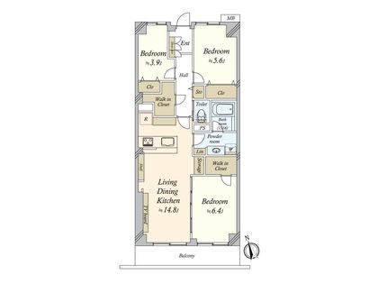 間取図(平面図)