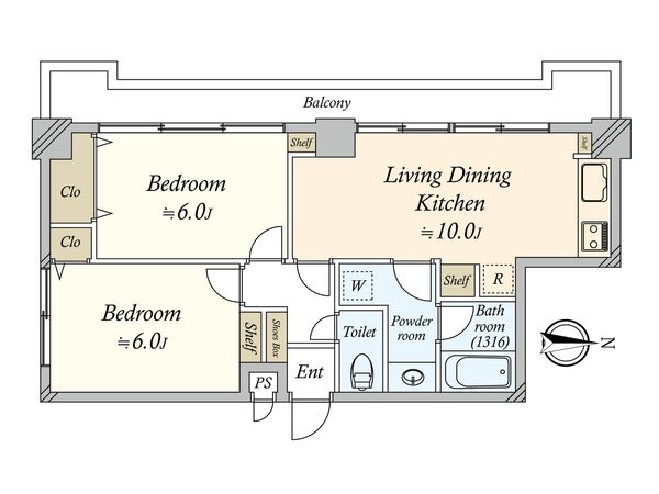 西六郷ダイヤモンドマンション 間取図(平面図) 間取図(平面図)