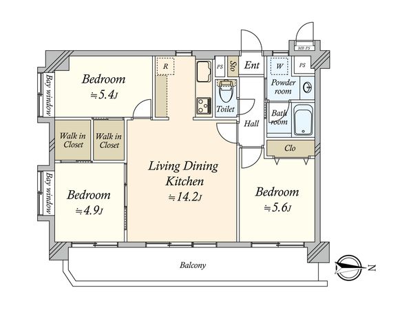 ライオンズガーデン西蒲田 間取図(平面図) 間取図(平面図)