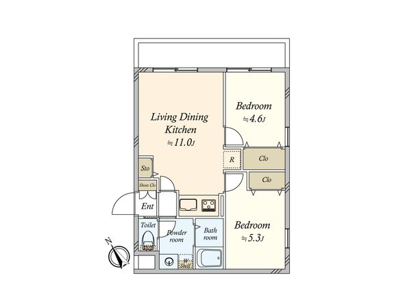 ベルグリーン池上 間取図(平面図) 間取図(平面図)