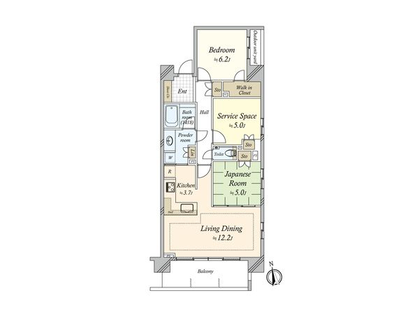 アールブラン東京サウス仲六郷 間取図(平面図) アールブラン東京サウス仲六郷 間取図(平面図)