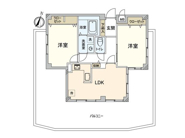 エクセレントハイツ蒲田 間取図(平面図) エクセレントハイツ蒲田 間取図(平面図)