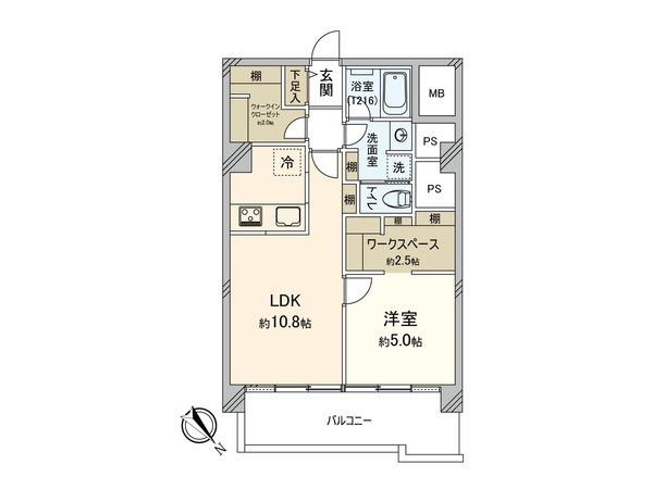 マンション池上 間取図(平面図) マンション池上 間取図(平面図)