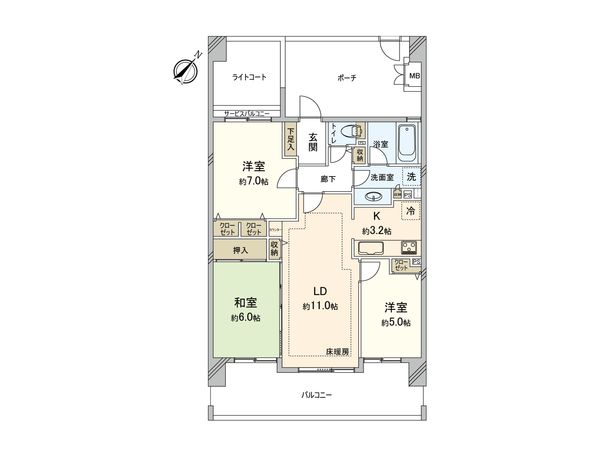 ブラウトリエ 間取図(平面図) 間取図(平面図)