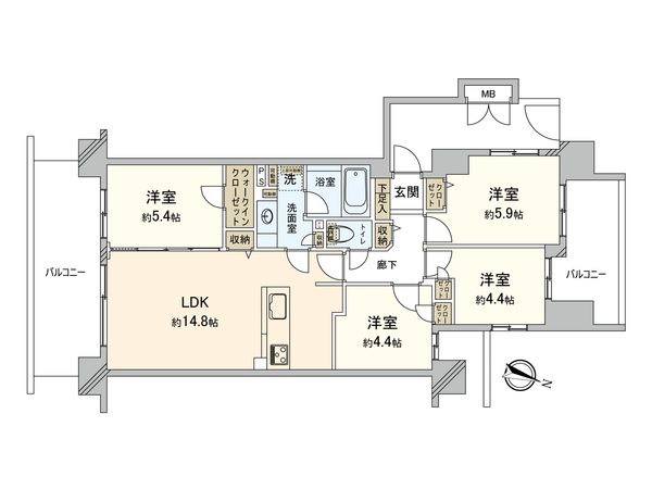 ブラウトリエ 間取図(平面図) 間取図(平面図)
