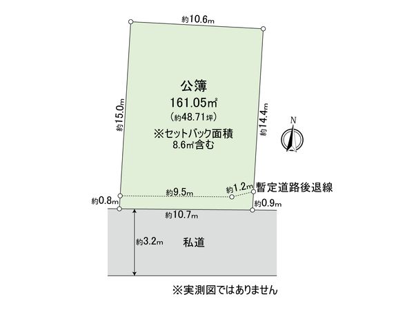 目黒区下目黒5丁目土地 区画図 目黒区下目黒5丁目土地 区画図