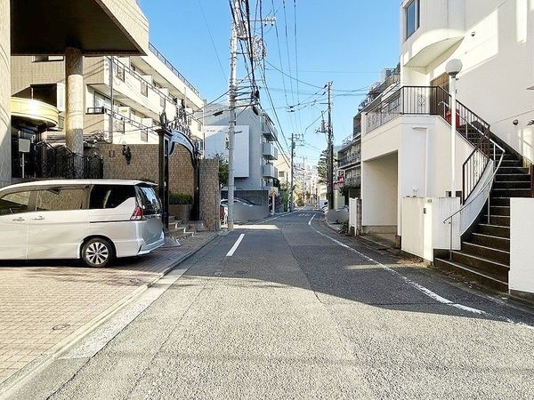 目黒三田2丁目 土地 前面道路含む外観
