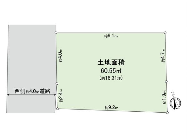 東京都品川区上大崎1丁目 区画図 東京都品川区上大崎1丁目 区画図