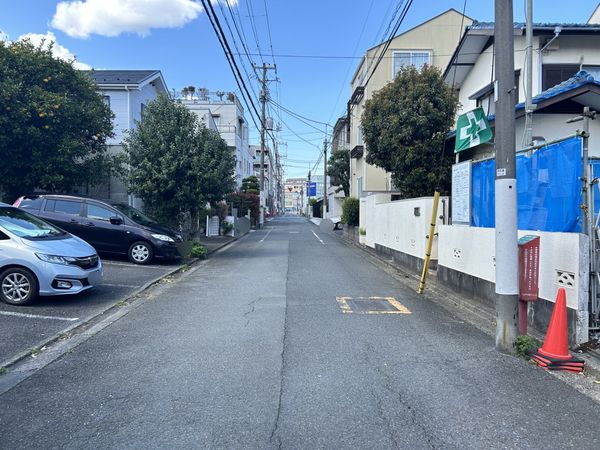 目黒区碑文谷2丁目土地 前面道路含む外観 目黒区碑文谷2丁目土地 前面道路含む外観