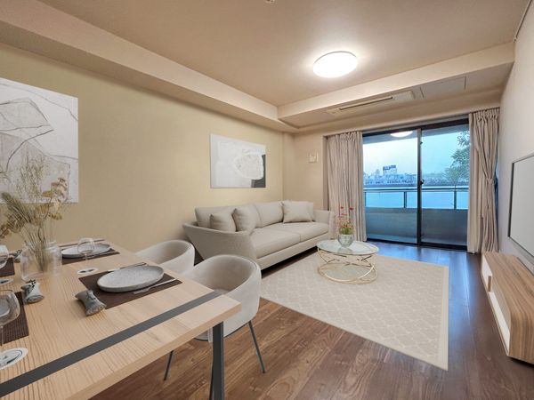 プラウド駒場 リビング