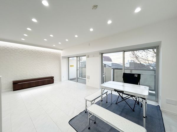 目黒台スカイマンション リビング