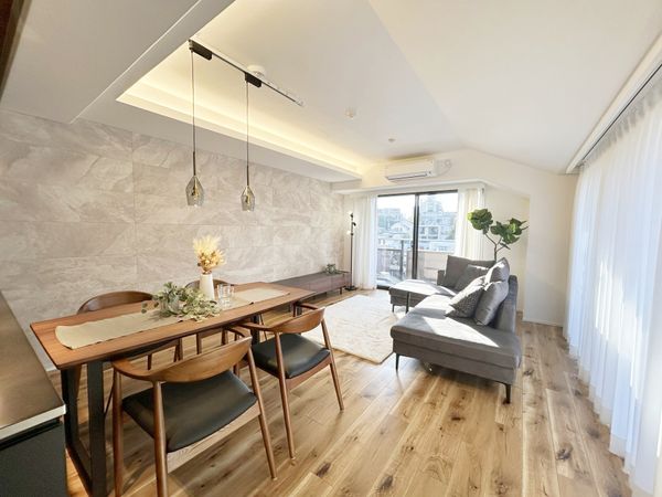 朝日マンション目黒 リビング