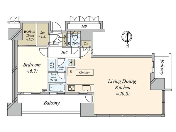 間取図(平面図)