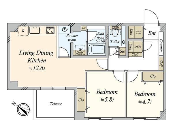 間取図(平面図)