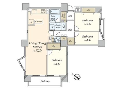 間取図(平面図)