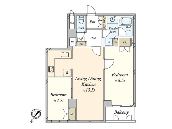 三光坂ホームズ 間取図(平面図) 三光坂ホームズ 間取図(平面図)